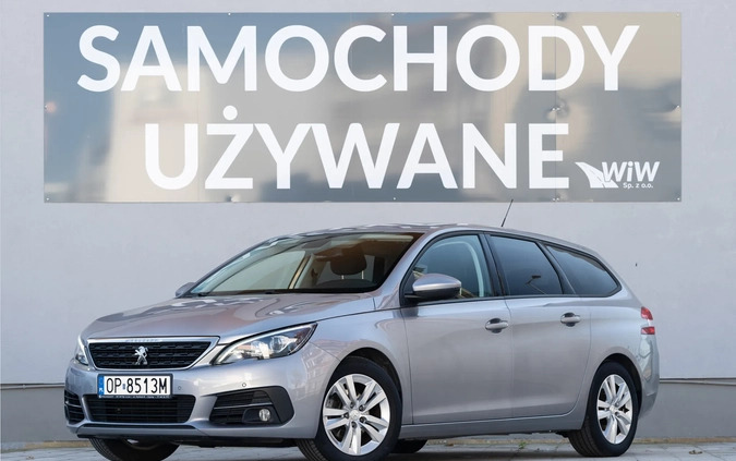 Peugeot 308 cena 54900 przebieg: 92300, rok produkcji 2019 z Żary małe 154